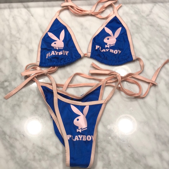 Bubblegum Swim Playboy Graphic Bikini Poshmark